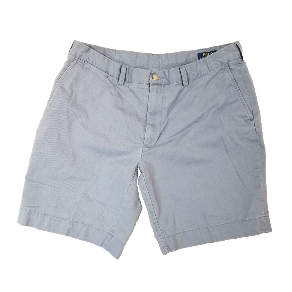 Polo Ralph Lauren shorts men's 36x9 blue cotton preppy retro Bermuda